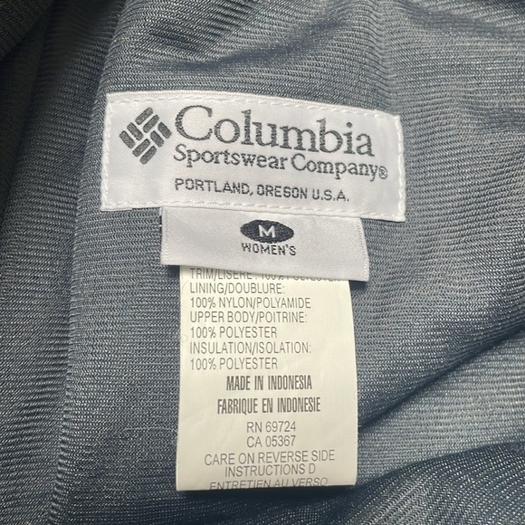 Columbia Sport Ladies sz M Navy snow snowpants with black trim - Picture 4 of 9
